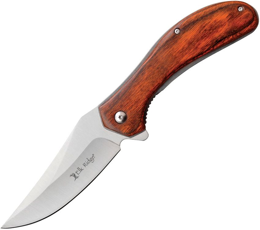 Pakkawood A/O Linerlock Knife | Elk Ridge