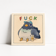 Load image into Gallery viewer, Fuck Pigeon 01 Mini Art Print | Felicia Chiao (CA)