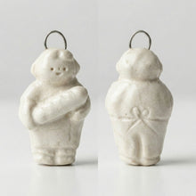 Load image into Gallery viewer, Boy with Baguette Pendant Handmade Stoneware Charm | Taitau Fung (HK)