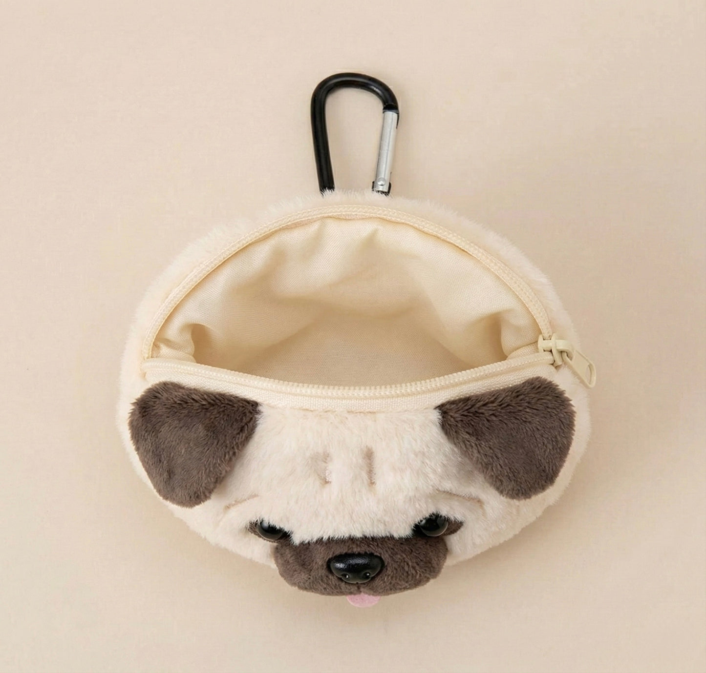 Pug Mini Plush Pouch | Bestever (Japan)