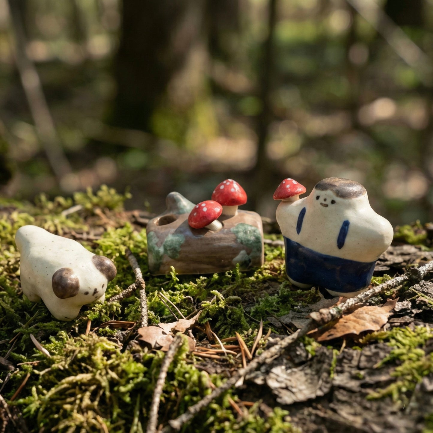Mushroom Hunting Handmade Stoneware Set | Taitau Fung (HK)