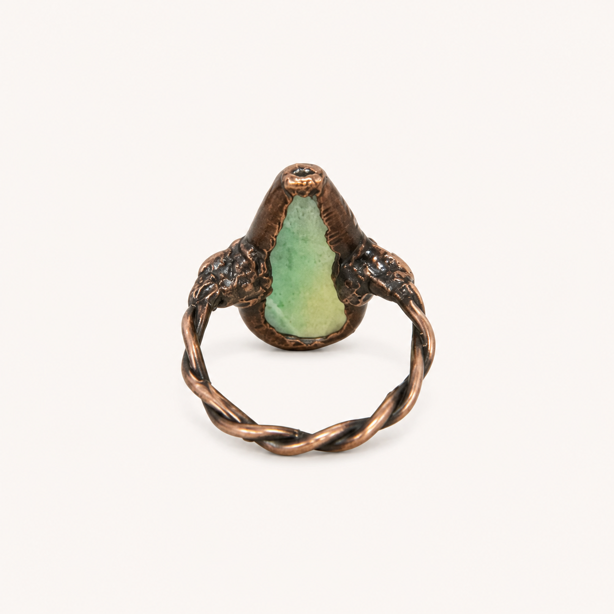 Green Adventure Copper Ring No. 1 | Size 6.5 | Shamsy Roomiani (Texas)