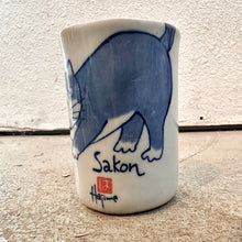 Load image into Gallery viewer, Kabaramu Series Ceramic Teacup | Sakon | Hajime Okamoto (Japan)
