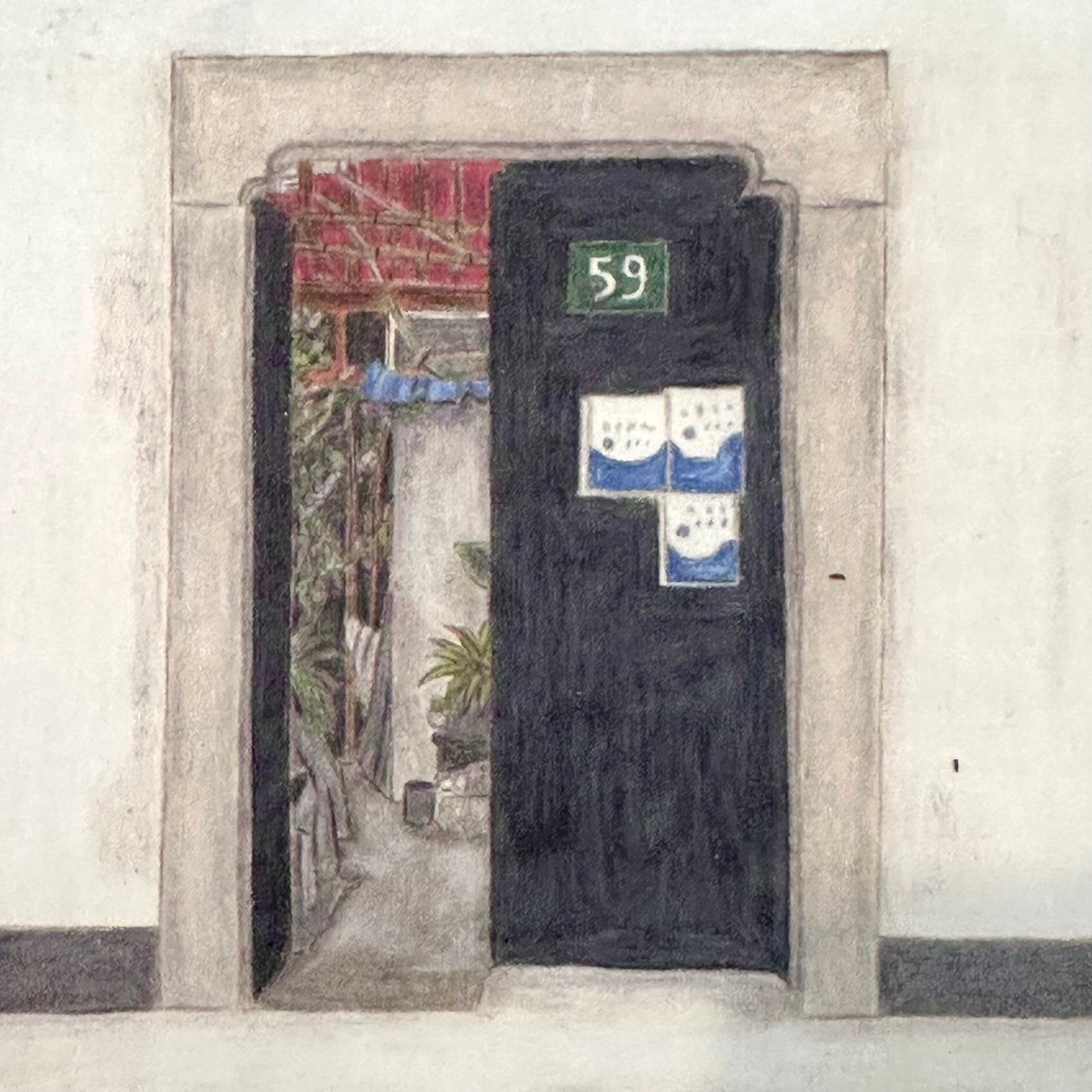 Jing Tu Street Art Print (淨土街) | Yu Feng (馮羽) | Hong Kong