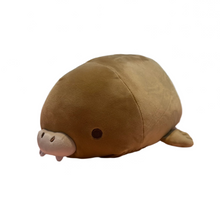 Load image into Gallery viewer, Marshmallow Aquamie Walrus Plush Cushion | Liv Heart (Japan)