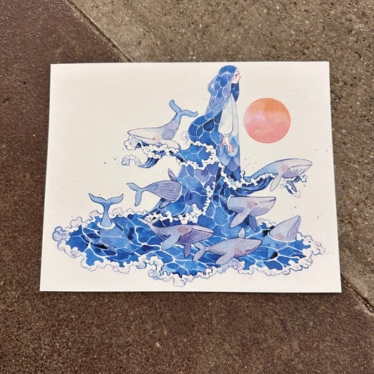 Ocean Walk Art Print | Koyamori (CAN)