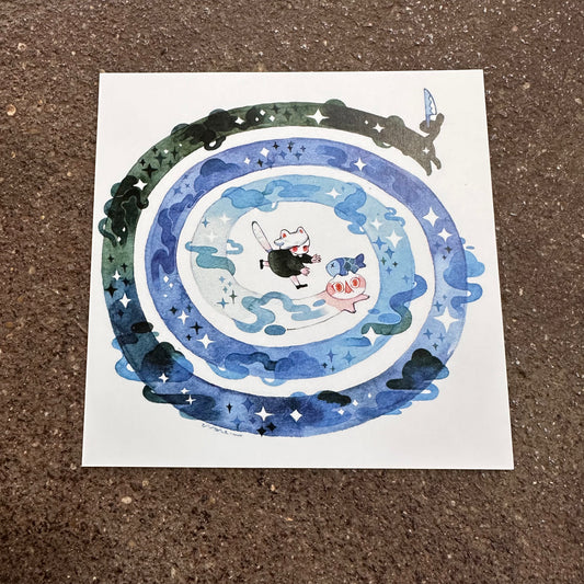 Spook Series Mini Print | Fish | Koyamori (CAN)
