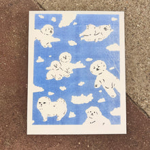 Load image into Gallery viewer, Cloud Dogs Risograph Print | Fantasy Boy Taro (TX)