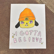 Load image into Gallery viewer, I Gotta Believe Risograph Print | Mylan Nguyen (TX)