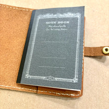 Load image into Gallery viewer, Leather Mini Notebook Cover | Grape | Gomez Handcrafted Leathergoods (TX)