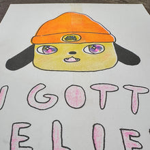 Load image into Gallery viewer, I Gotta Believe Risograph Print | Mylan Nguyen (TX)