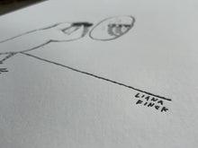 Load image into Gallery viewer, Bird Watching Letterpress Print | Liana Finck (NY)