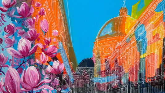 Sunset Over Florence Art Print | Malti B Lee (TX)