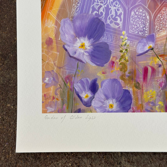 Garden of Golden Light Art Print | Malti B Lee (TX)