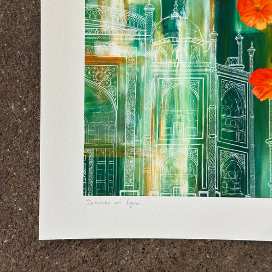 Summer in Agra Art Print | Malti B Lee (TX)
