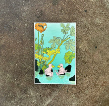 Load image into Gallery viewer, Little Birds Splashing Screen Print | Daria Tessler (OR)