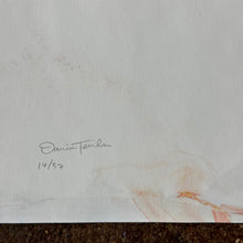 Load image into Gallery viewer, Moth Man on Marbled Paper Screen Print | Daria Tessler (OR)