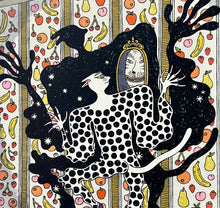 Load image into Gallery viewer, Mirror Cat Shadow Screen Print | Daria Tessler (OR)