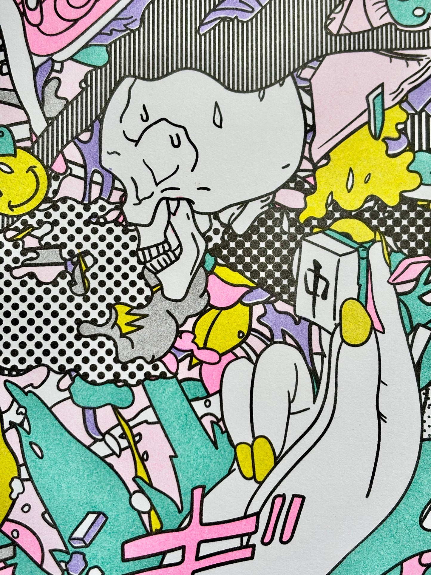 The Ending World (Triptych) – Risograph Print Set | Brent Ozaeta (Dallas)