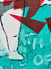 Load image into Gallery viewer, Devil Kewpie Risograph Print | Play Nice Press (TX)