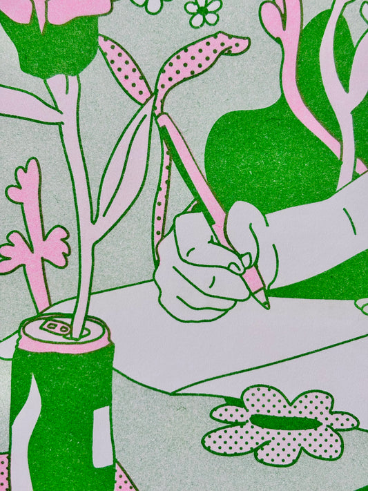 Sketchbook Club Risograph Print | Brent Ozaeta(TX)