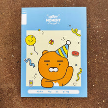 Load image into Gallery viewer, Happy Moment with Friends B5 Wide-Ruled Notebook | Kakao Friends ( Korea)