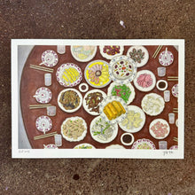 Load image into Gallery viewer, Chinese New Year Dinner Art Print (年夜飯) | Yu Feng (馮羽) | Hong Kong