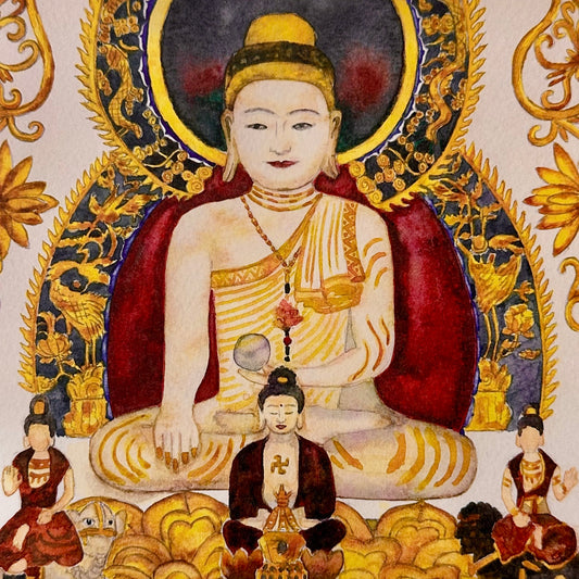 Jade Buddha Art Print (玉佛) | Yu Feng (玉佛) | Hong Kong