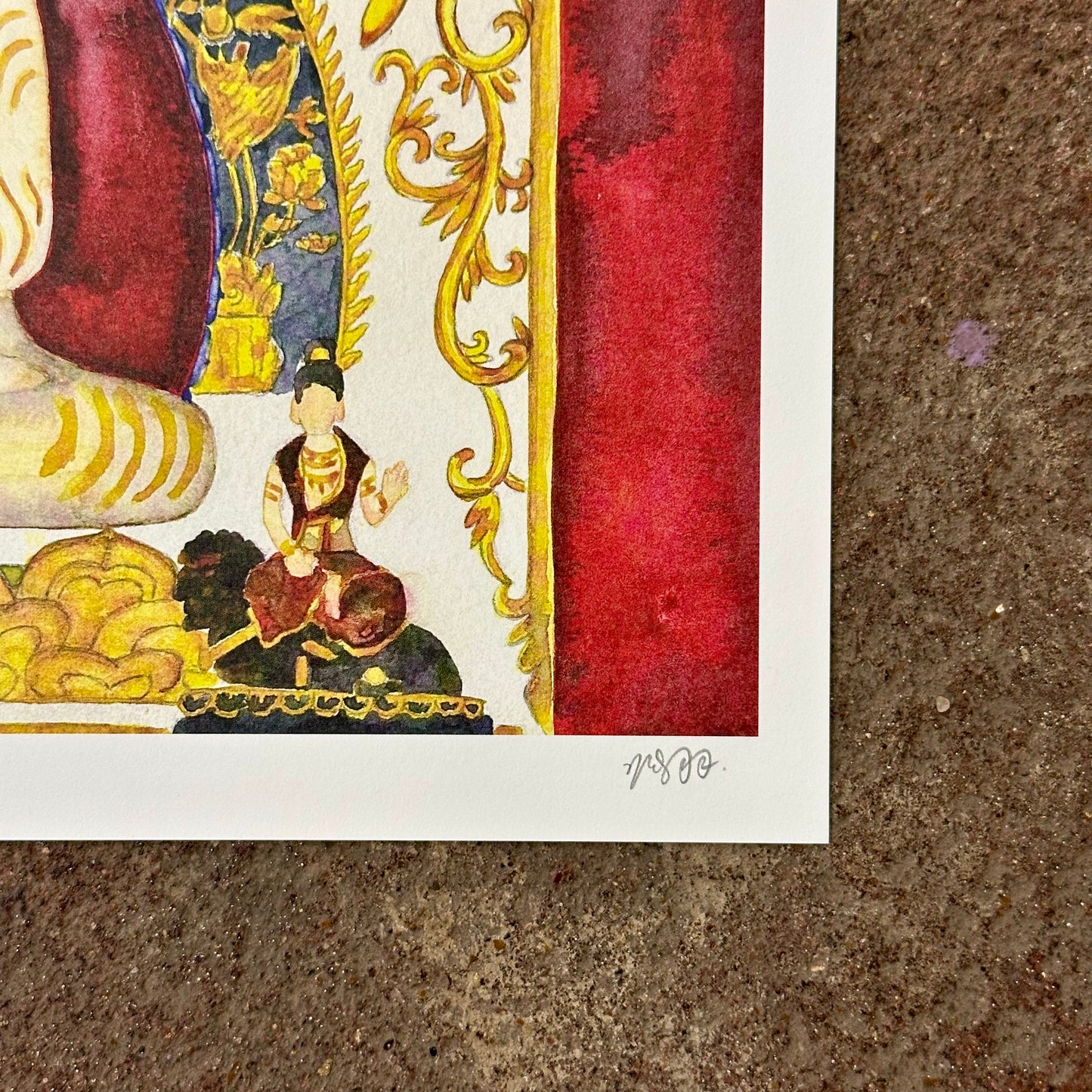 Jade Buddha Art Print (玉佛) | Yu Feng (玉佛) | Hong Kong