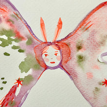 Load image into Gallery viewer, Comet Moth - Original Watercolor | Mylan Nguyen (TX)