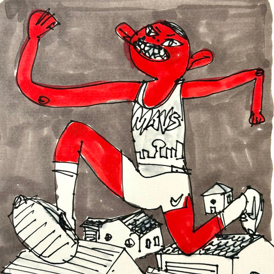 Big Game Energy – Original Illustration | Fantasy Boy Taro (TX)