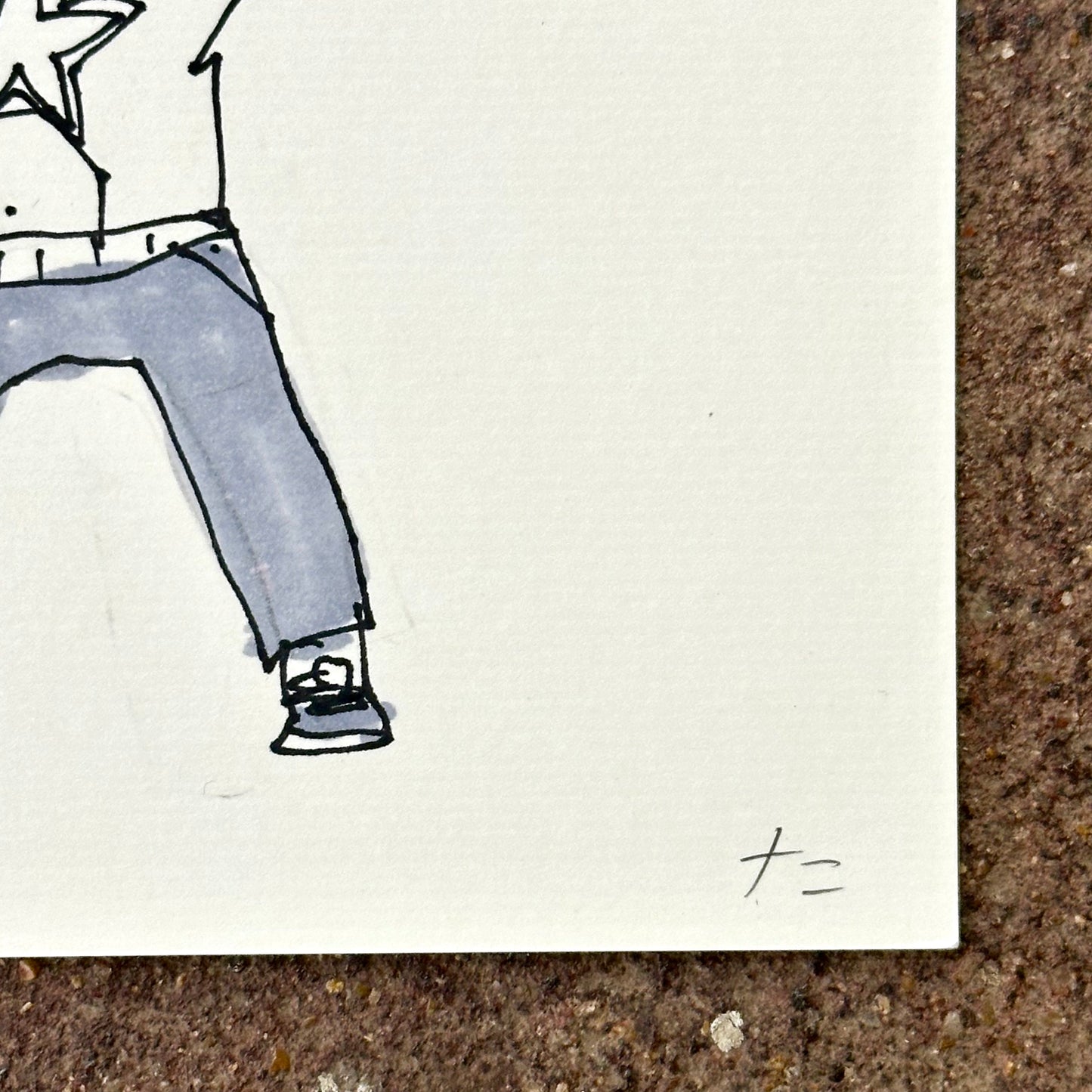 Heavy Lifter – Original Illustration | Fantasy Boy Taro (TX)