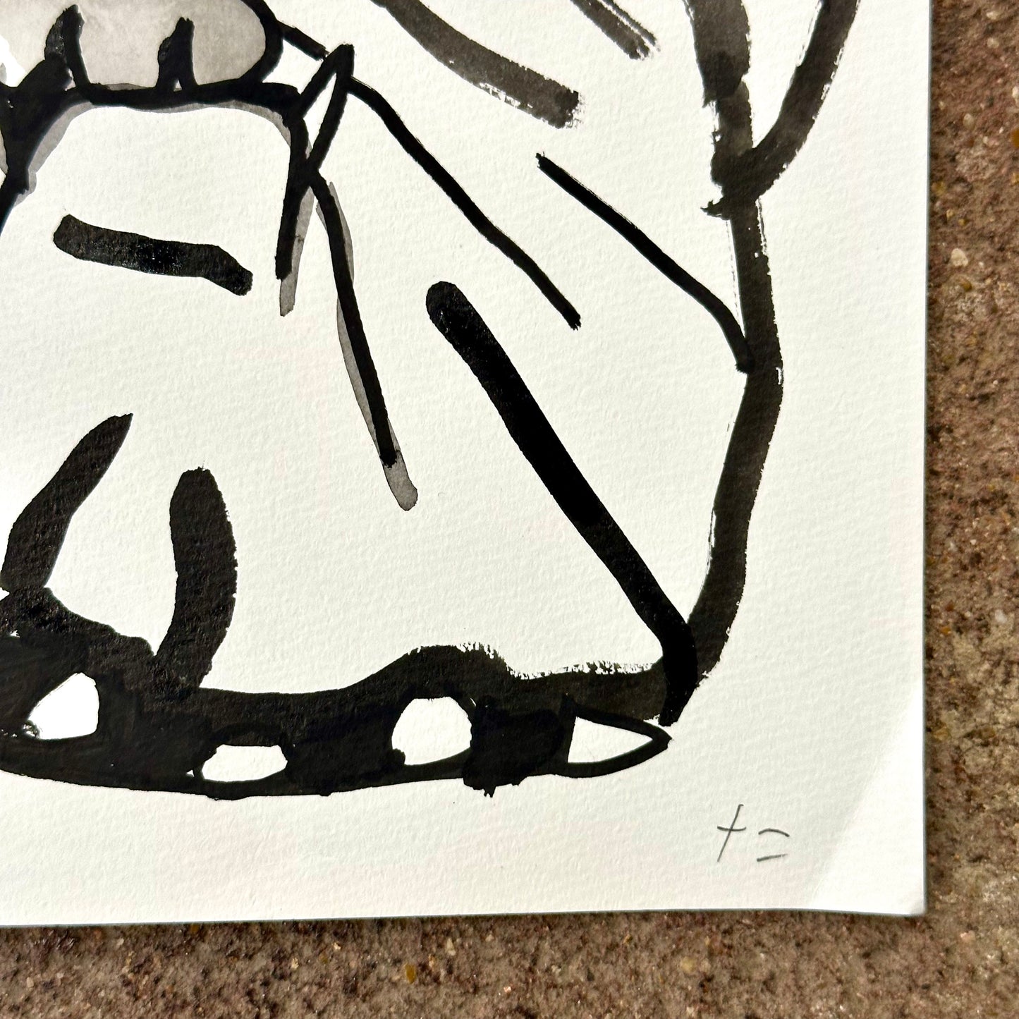 Bulldog – Original Watercolor | Fantasy Boy Taro (TX)