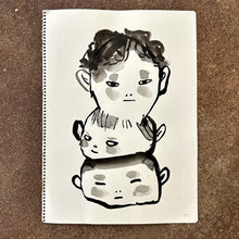 Load image into Gallery viewer, Stacked – Original Watercolor | Fantasy Boy Taro (TX)