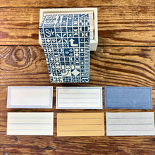 Load image into Gallery viewer, Upcycled Letter Press Message Card Box Set | Yamazoe Printing (Japan)