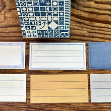 Load image into Gallery viewer, Upcycled Letter Press Message Card Box Set | Yamazoe Printing (Japan)