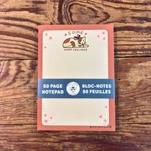 Load image into Gallery viewer, Some Hard Feelings Notepad | Stay Home Club (CAN)