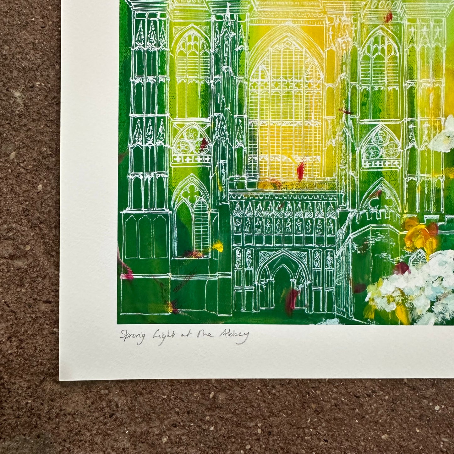Spring Light at the Abbey Art Print | Malti B. Lee (TX)