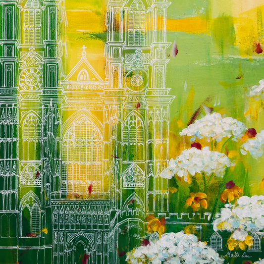 Spring Light at the Abbey Art Print | Malti B. Lee (TX)
