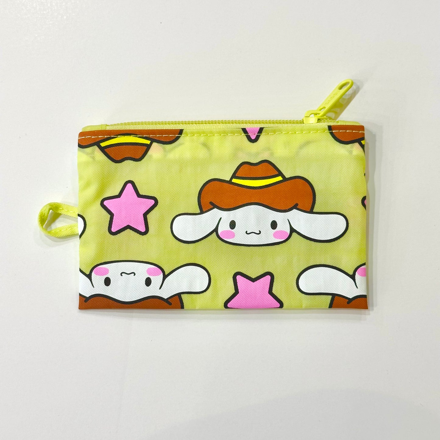 Cinnamoroll Flat Pouch| Western Series |Small | Sanrio x Baggu (CA )