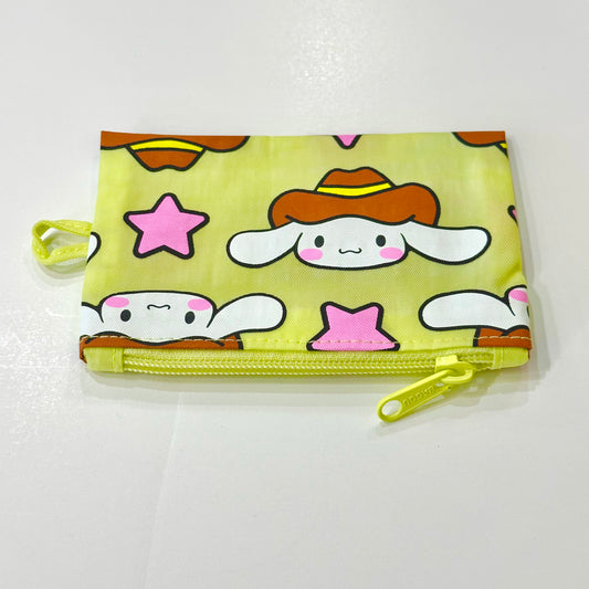 Cinnamoroll Flat Pouch| Western Series |Small | Sanrio x Baggu (CA )