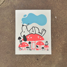 Load image into Gallery viewer, Portrait of the Artist En Repose Screenprint | The Little Friends of Printmaking (CA)
