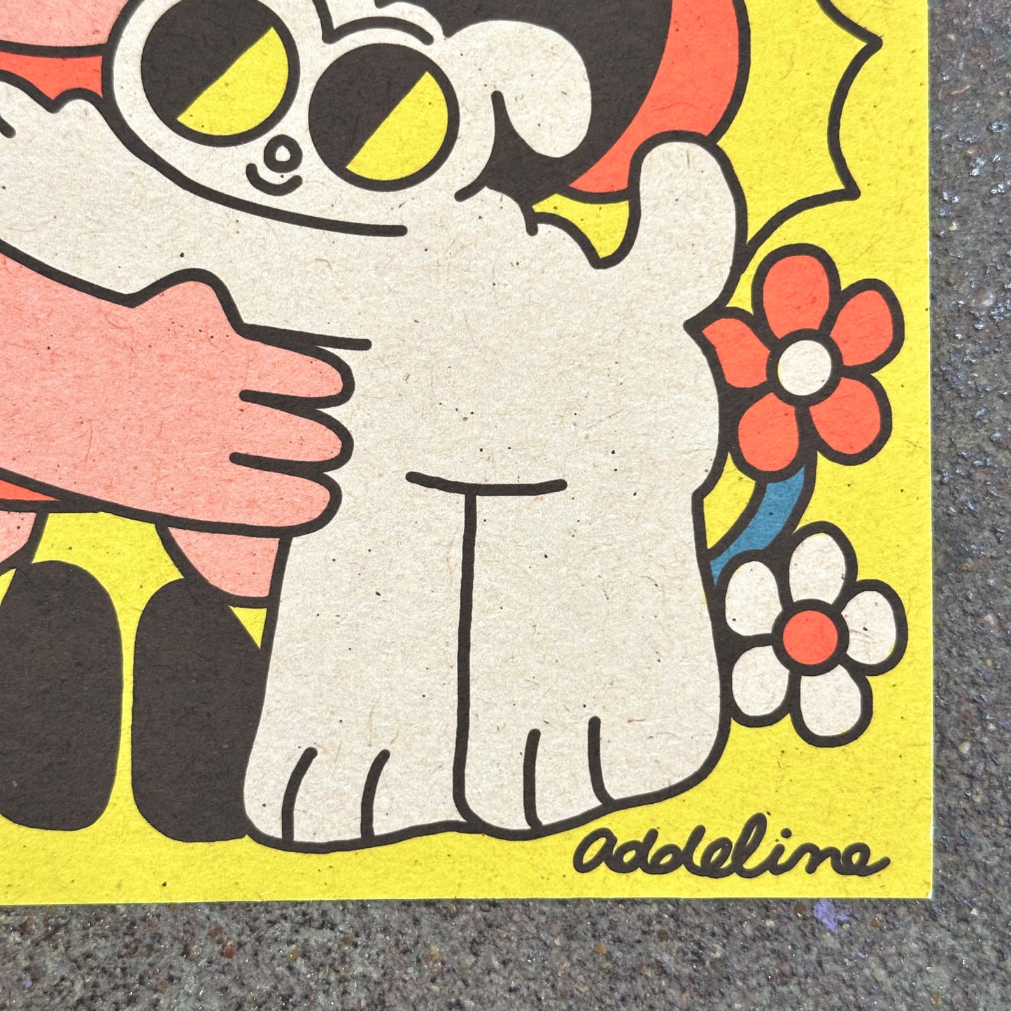 Don’t Talk to Me or My Dog Art Print | Addeline Griswold (IN)