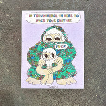 Load image into Gallery viewer, I’m the Universe Art Print | Burger Babie | Addeline Griswold (IN)