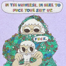Load image into Gallery viewer, I’m the Universe Art Print | Burger Babie | Addeline Griswold (IN)
