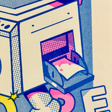 Load image into Gallery viewer, Print More Risograph Print | Play Nice Press (TX)