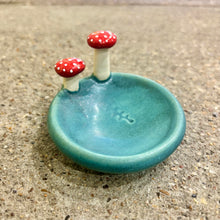 Load image into Gallery viewer, Mushroom and Fern Ceramic Ring Dish | Tasha McKelvey (VA)