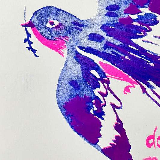 Don't Let Life Pass You By Risograph Print | Mylan Nguyen (Dallas)