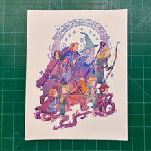Load image into Gallery viewer, Lord of the Rings, Fellowship Riso Print | Natalie Andrewson (CA)