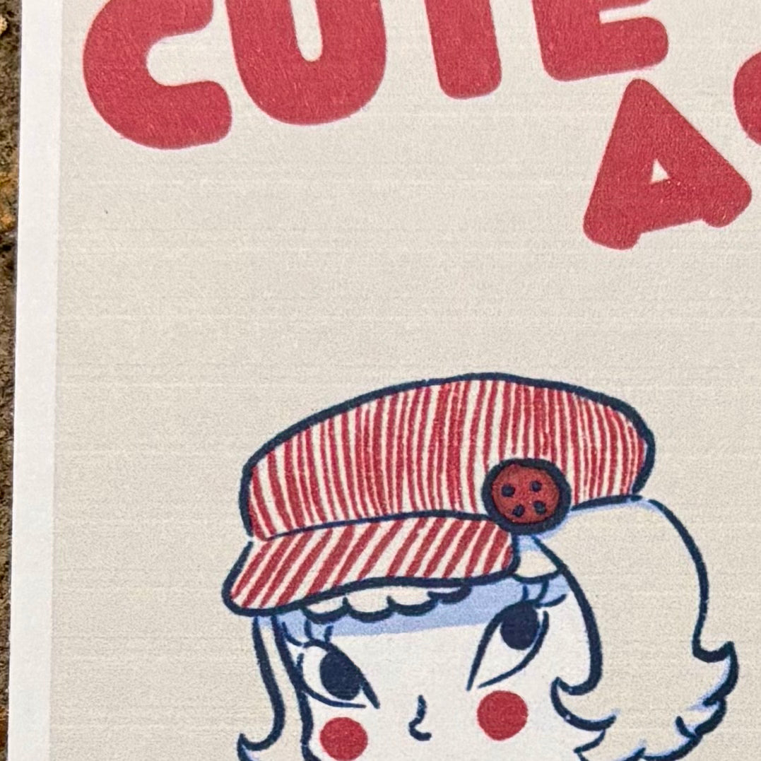 Cute as a Button Print | Naida Joy (TX)